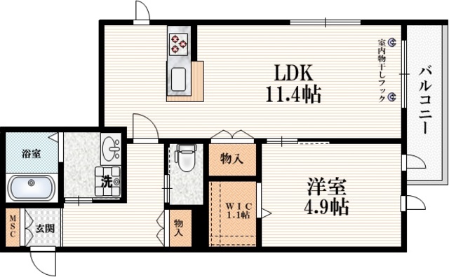 Ｌｅ　ｃｉｅｌ　ルシエルの間取り