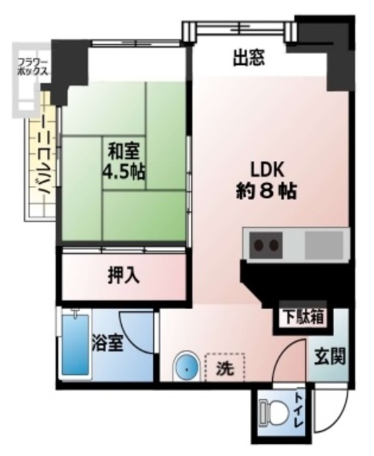 ライオンズマンション江古田の間取り