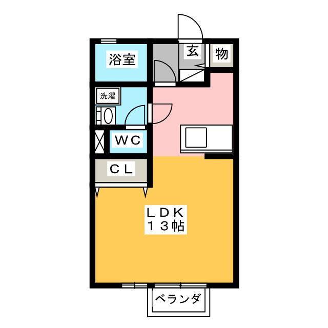 リビングタウン乙田Ｅ棟の間取り