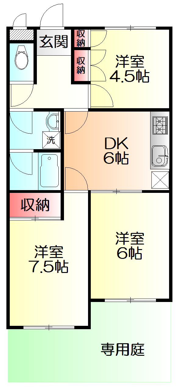 望マンションの間取り