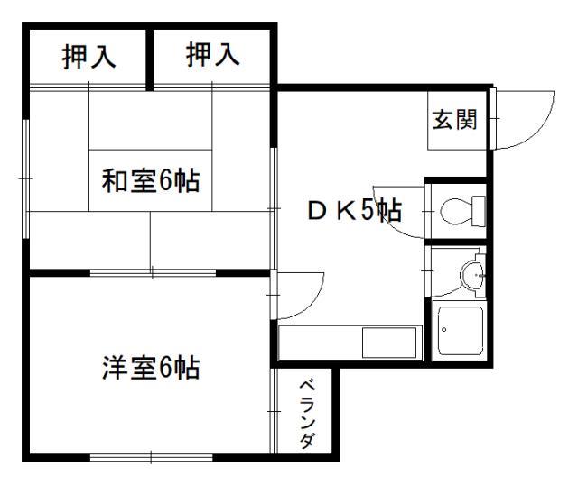 ＲＩＺＥＯＮＥ貝塚レジデンスの間取り