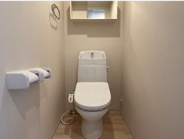 トイレ　類似物件の写真、配色に違いあり。