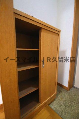 収納　ちょっとした収納スペースも充実しています