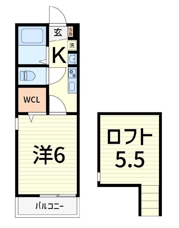 ベラージュの間取り