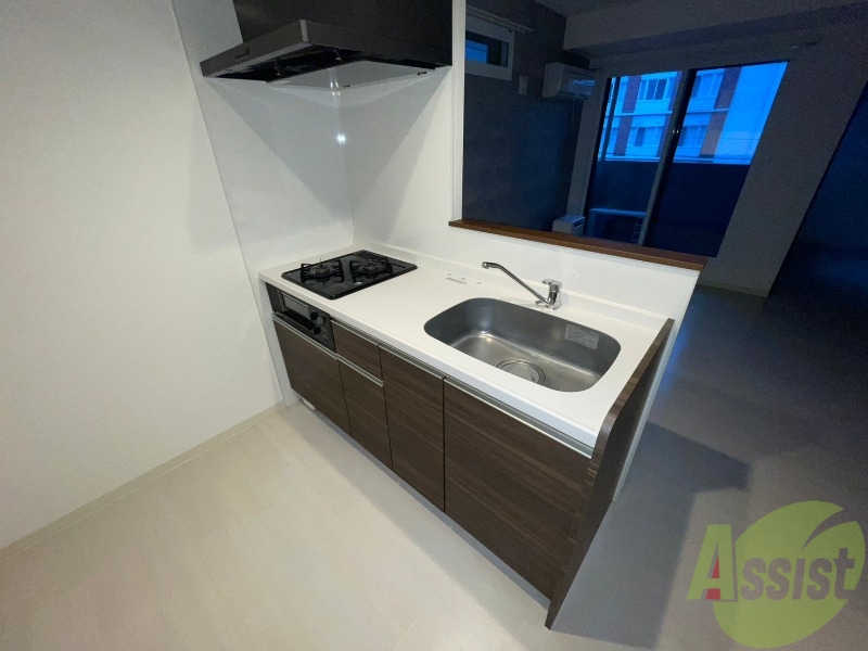 キッチン　清潔感がありお洒落なキッチンになっていました！