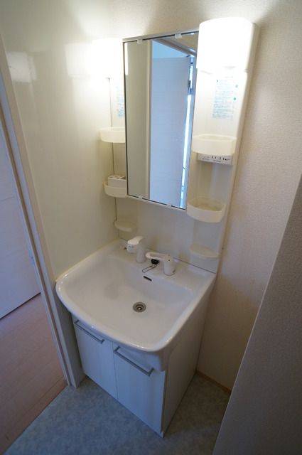 洗面設備　他号室。参考写真