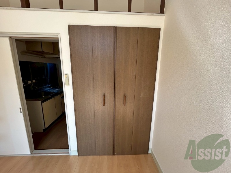 収納　大きめの収納です。有効活用してお部屋を広く使えますね。