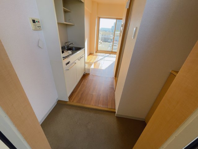 玄関　別部屋同一間取りのお写真となります。