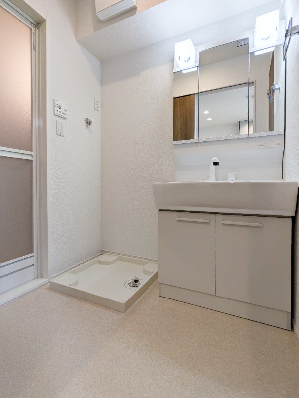 洗面設備　図面と現状に相違がある場合には現状を優先