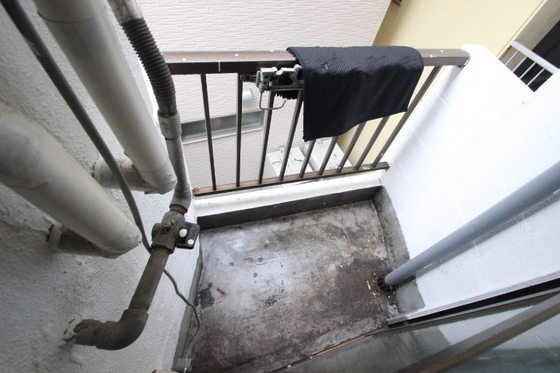 バルコニー　※別号室の写真です。