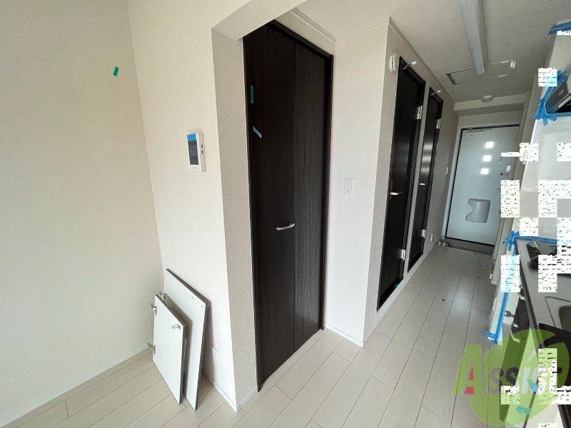 収納　洋室のクローゼット。広さは十分そうです。