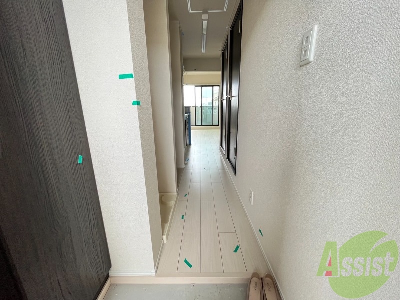 玄関　玄関から撮影しました。明るい印象ですね。