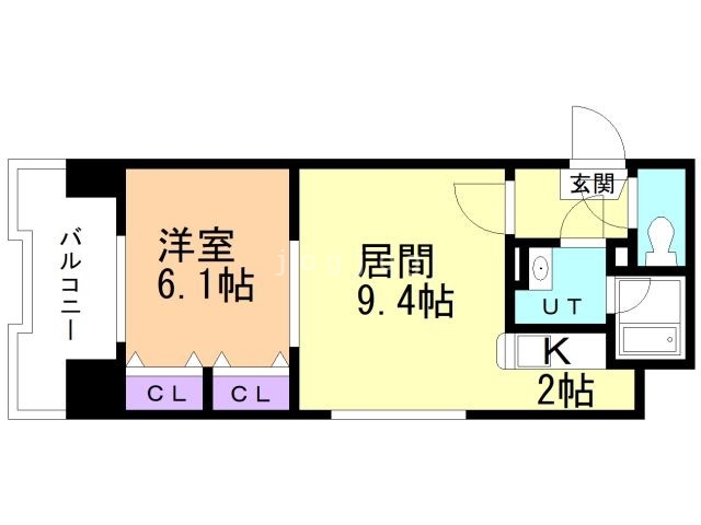 グランカーサ南９条の間取り