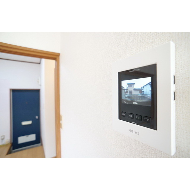 セキュリティ　不意の来客にも安心ですね