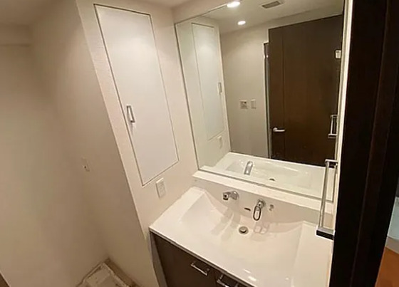 洗面設備　※別部屋の参考写真です。