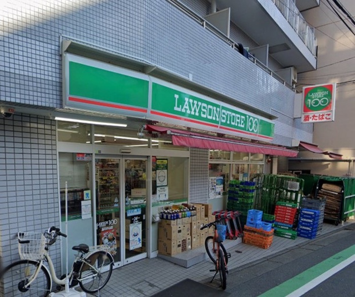 コンビニ　ローソンストア100品川小山店（コンビニ）まで177m