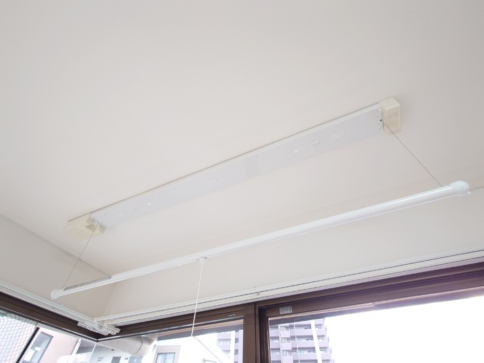 その他設備　室内物干し