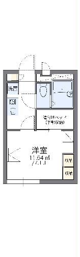 レオパレスナチュラルAの間取り写真