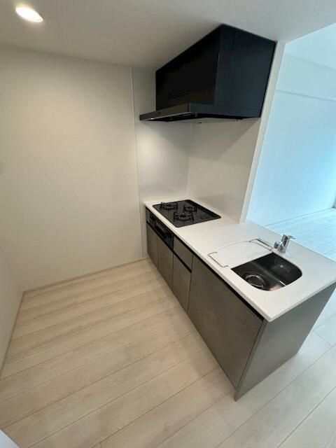 キッチン　お料理好きにはオススメのグリル付３口システムキッチン設置済♪