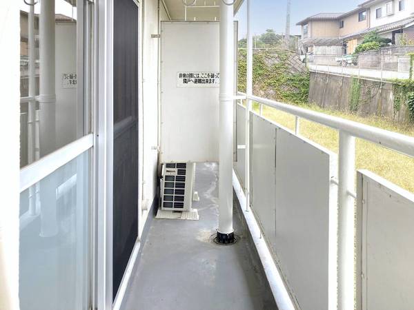 バルコニー　ビレッジハウスの同一物件・同一タイプの間取りの写真です