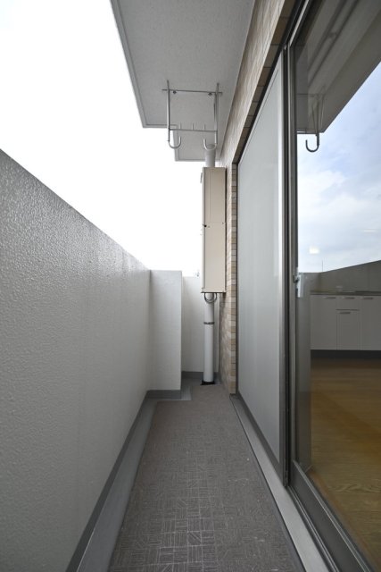 バルコニー　落ち着いた時間を過ごせるバルコニーです