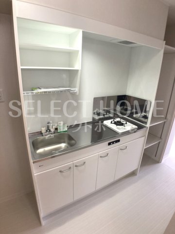 キッチン　コンパクトなキッチンで掃除もラクラク