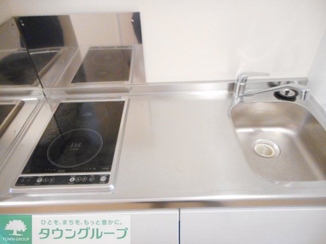 キッチン　シングルレバー設置　シンク広めです♪