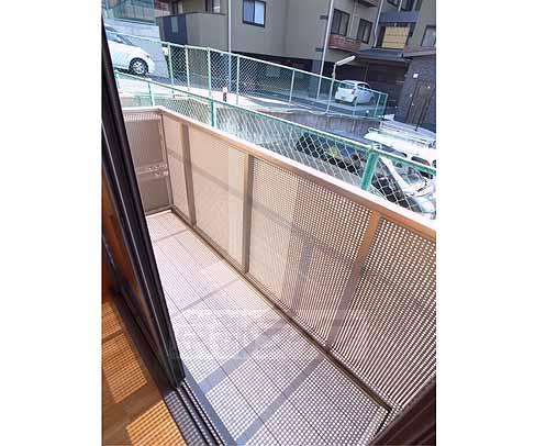 バルコニー　洗濯物も良く乾きます