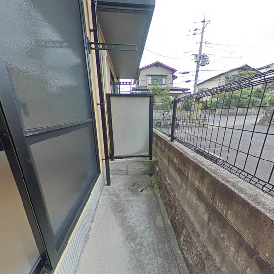 バルコニー　※別号室の写真です。