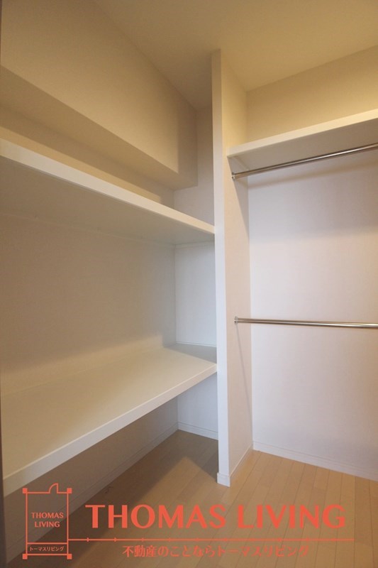収納　大容量のウォークインクローゼット