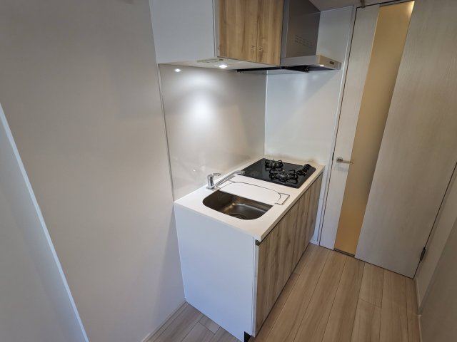 キッチン　コンパクトなキッチンで掃除もラクラク