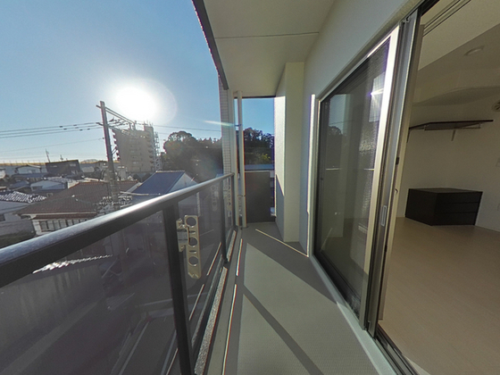 バルコニー　※別部屋の写真です