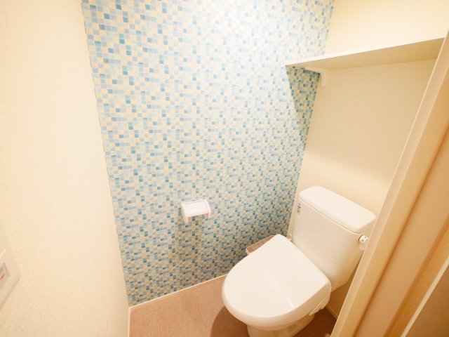 トイレ　ゆったりとした空間のトイレです