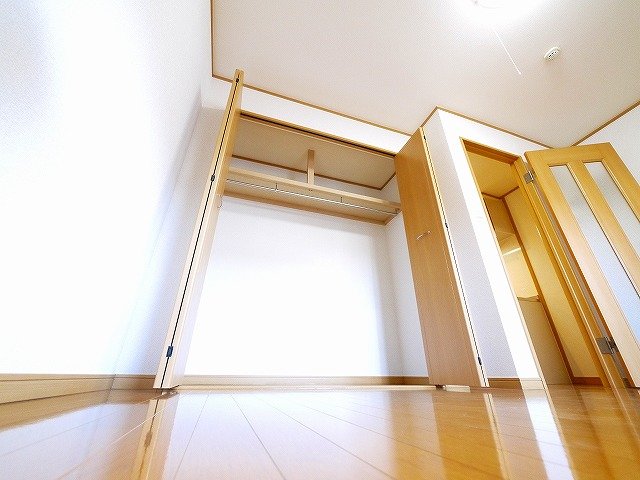 収納　大きなスペースがあり、収納には困りません