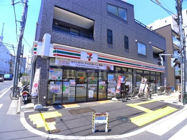 コンビニ　セブンイレブン墨田文花2丁目明治通り店（コンビニ）まで360m