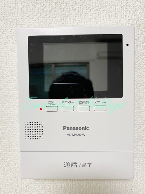 セキュリティ　モニター付きインターホンでセキュリティ安心♪