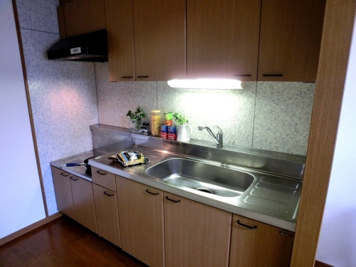 キッチン　参考画像・現況優先です。家具はつきません。