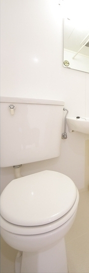 トイレ　ゆったりとした空間のトイレです