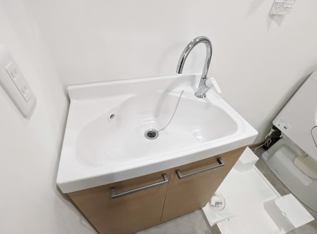 洗面設備　同じ施工会社さんのお写真です。参考写真～