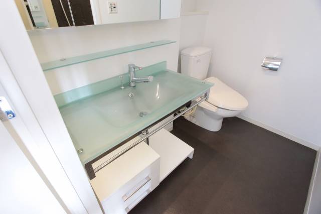 洗面設備　洗面台もあります