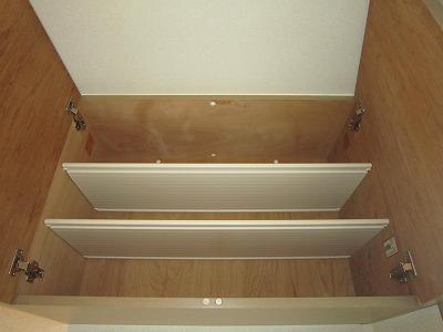 収納　たっぷりとした収納スペースです