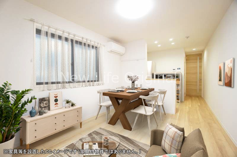 居室・リビング　11.2帖のLDKです♪