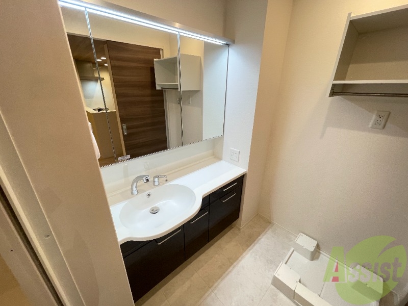 洗面設備　大きい！