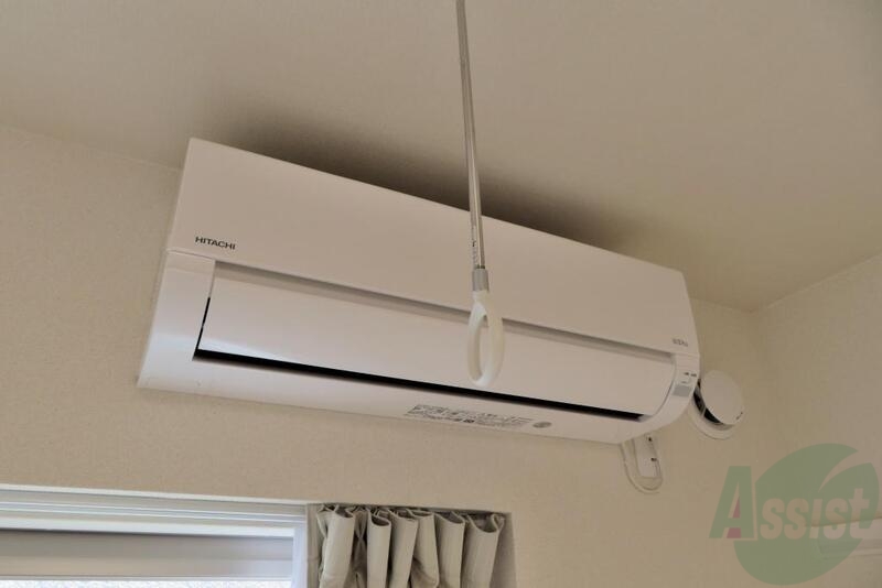 その他設備　エアコン付きってありがたい。きれいっていいですよ。