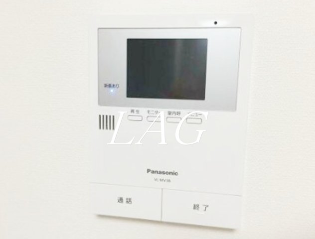 セキュリティ　モニター付インターホンです。