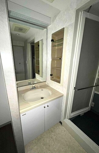 洗面設備　洗面台　前回募集時／2023年1月の写真