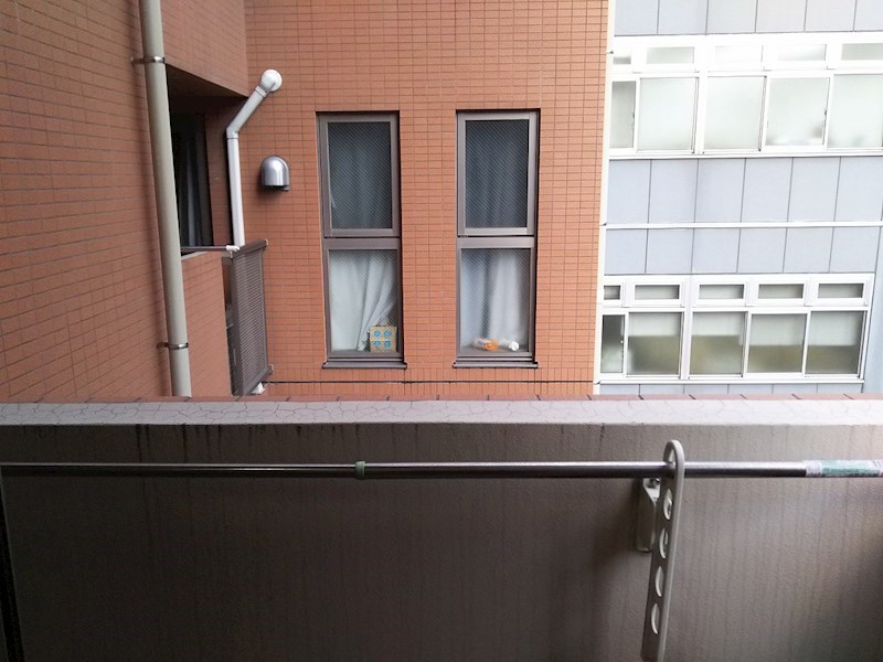 バルコニー　家具家電付きマンション