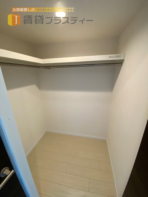 収納　大容量のウォークインクローゼット