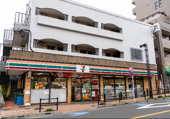 コンビニ　セブンイレブン 三鷹台店（コンビニ）まで471m