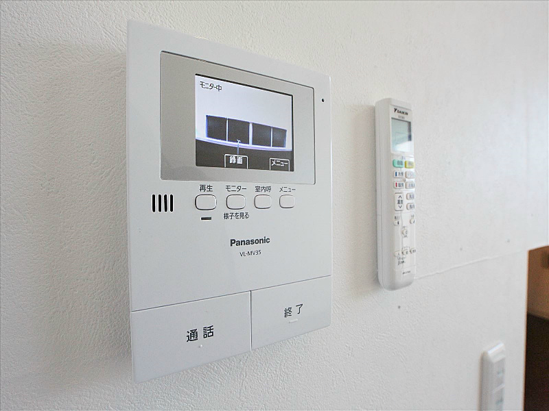 セキュリティ　モニター付インターホン